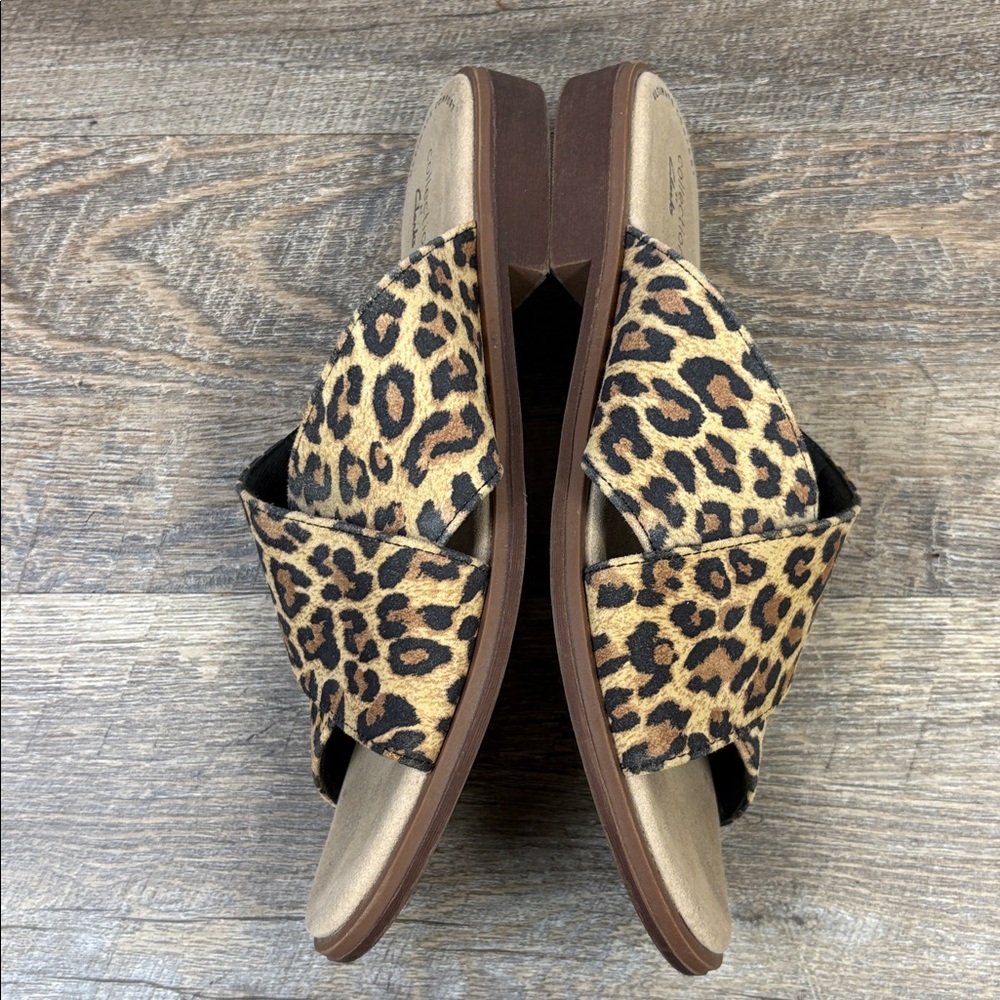 Clarks Collection Leopard Print Slide Sandals | W… - image 6